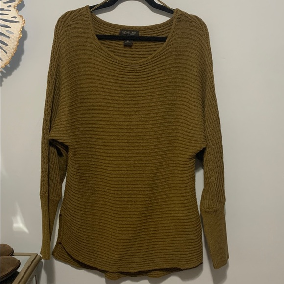 Rachel Zoe army green Sweater size large - Picture 2 of 7